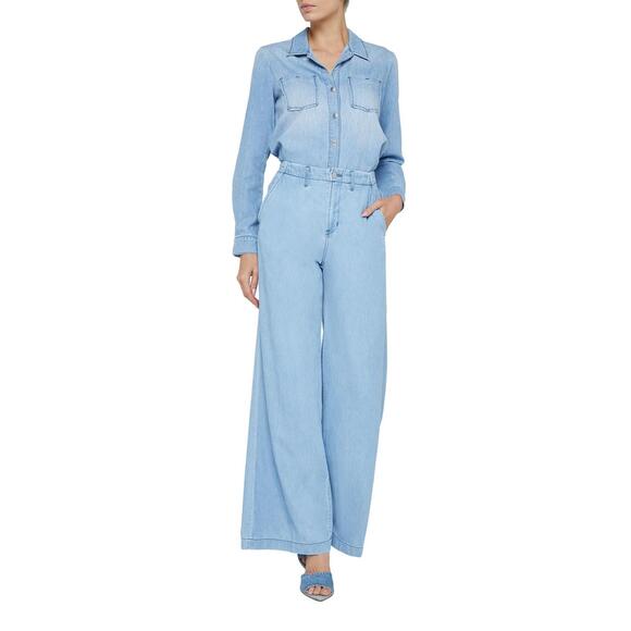 NEW L'AGENCE runa high rise wide leg trouser in lozano